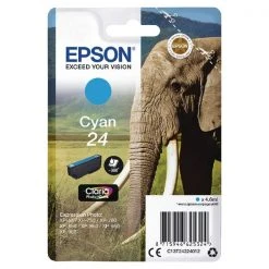 Epson 24 Cyan Inkjet Cartridge C13T24234012 Inkjet Cartridges