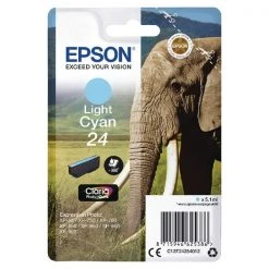 Epson 24 Light Cyan Inkjet Cartridge C13T24254012