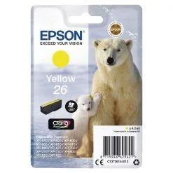 Inkjet Cartridges Epson 26 Yellow Inkjet Cartridge C13T26144012