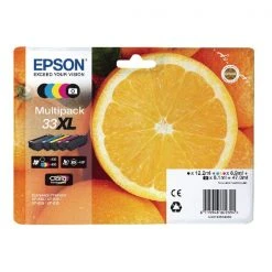 Epson Multipack 33XL Non-Tagged Ink Cartridges CMYKPhK C13T33574011