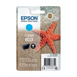Inkjet Cartridges Epson Starfish 603 Cyan Ink Cartridge C13T03U24010