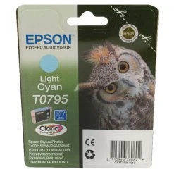 Epson T0795 Light Cyan Inkjet Cartridge C13T07954010 / T0795