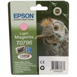 Epson T0796 Light Magenta Inkjet Cartridge C13T07964010 / T0796 Inkjet Cartridges