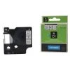 Dymo 45010 D1 LabelMaker Tape 12mm X 7m Black On Clear S0720500