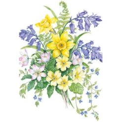 Museums & Galleries Easter Flowers (5 Pack) Greetings Cards