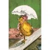 Museums & Galleries Easter Chick And Umbrella (single) Greetings Cards