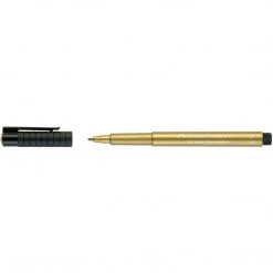 Faber-Castell PITT Artist Pen Bullet Tip Metallic Gold (250)