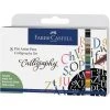Faber-Castell Pitt Artist Pen Calligraphy Wallet Of 8