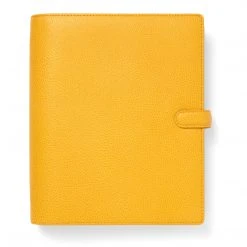 Filofax Finsbury A5 Leather Organiser Mustard