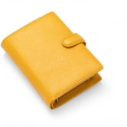 Filofax Finsbury Mini Leather Organiser Mustard