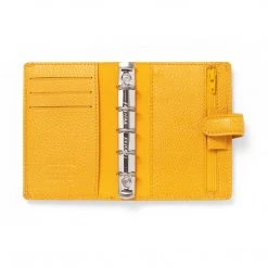 Filofax Finsbury Mini Leather Organiser Mustard