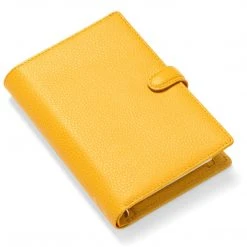 Filofax Finsbury Personal Leather Organiser Mustard