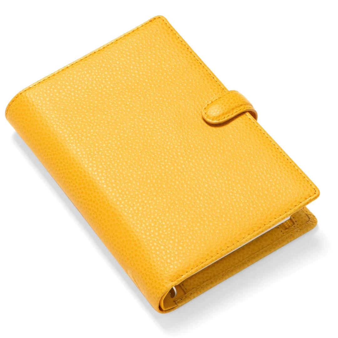 Filofax Finsbury Personal Leather Organiser Mustard 3 Filofax Finsbury Personal Leather Organiser Mustard