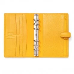 Filofax Finsbury Personal Leather Organiser Mustard 7 Filofax Finsbury Personal Leather Organiser Mustard