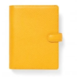 Filofax Finsbury Pocket Leather Organiser Mustard
