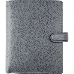 Filofax Finsbury Pocket Organiser Slate Grey Leather Gifts