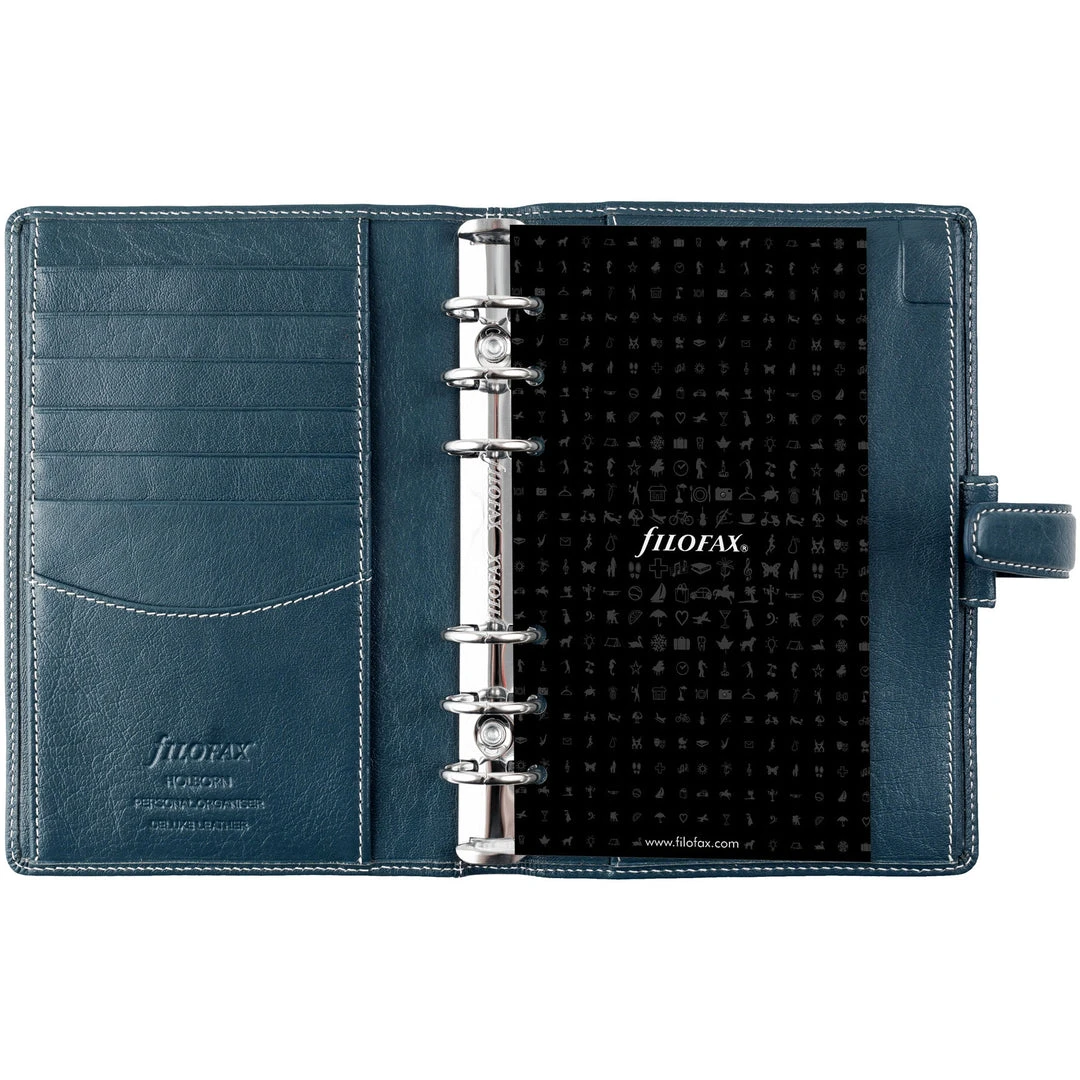 Filofax Holborn Leather Personal Organiser Blue 5 Filofax Holborn Leather Personal Organiser Blue