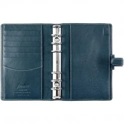 Filofax Holborn Leather Personal Organiser Blue