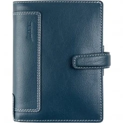 Filofax Holborn Pocket Blue Deluxe Buffalo Leather