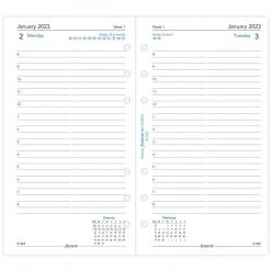 Filofax Day Per Page English Appointments 2023 Personal Diaries