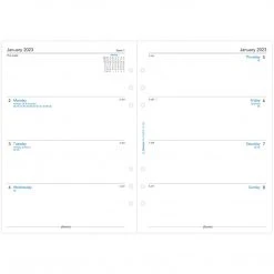 Filofax Week On Two Pages English 2023 A5
