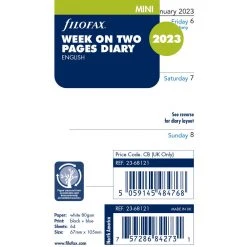 Filofax Week On Two Pages English 2023 Mini