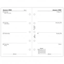 Filofax Diaries Mini Week On Two Pages 2022 Diary Refill 7 Filofax Diaries Mini Week On Two Pages 2022 Diary Refill