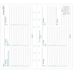 Filofax Week On Two Pages Appointments Horizontal 2023 Personal Diaries