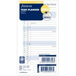 Diaries Filofax Personal Year Planner Vertical 2023