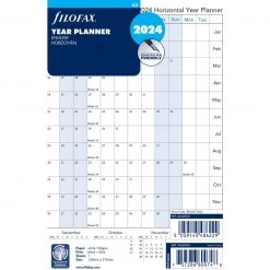 Filofax Year Planner Vertical 2024 A5 Diaries