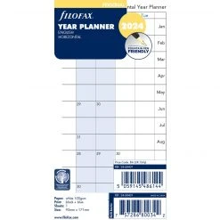 Filofax Year Planner Horizontal 2024 Personal Diaries
