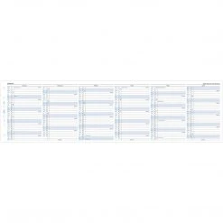 Filofax Year Planner Horizontal 2024 Pocket Diaries