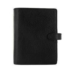Filofax Finsbury Pocket Organiser Black Leather