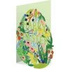 Roger La Borde Greetings Cards Card - Rlb/first Press Easter Egg Garden Laser