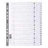 Exacompta Guildhall Mylar Index 1-20 A4 Maxi White MWD1-20Z-EW Filing & Folders