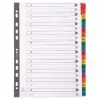 Filing & Folders Exacompta Guildhall Mylar Index Coloured Tabs 20-Part A-Z A4 White 1111E