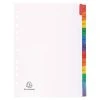Exacompta Guildhall Mylar Index Coloured Tabs 12-Part January-December A4 White 1113E Filing & Folders