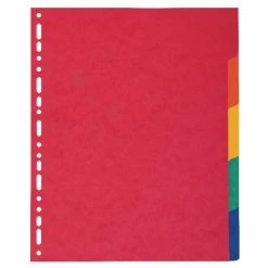 Exacompta Pressboard Dividers 5-Part A4 Maxi 2405E Filing & Folders