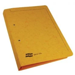 Filing & Folders 25 X Exacompta Europa Spiral Files A4 Yellow 3006