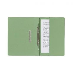 Filing & Folders Exacompta Guildhall Pocket Spiral File 285gsm Green 347-GRNZ
