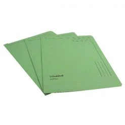 Filing & Folders Exacompta Guildhall Slipfile Manilla 230gsm Green 4603Z