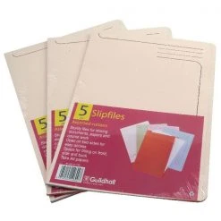 Exacompta Guildhall Slipfile Manilla 230gsm Cream 4609Z Filing & Folders