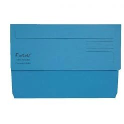 Guildhall Exacompta Forever Document Wallet Manilla Foolscap Bright Blue 211/5001 Filing & Folders