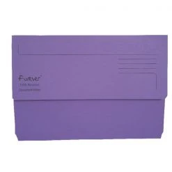 Guildhall Filing & Folders Exacompta Forever Document Wallet Manilla Foolscap Bright Purple 211/5005