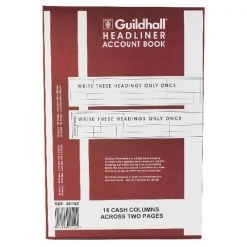 Exacompta Guildhall Headliner 16 Column Account Book 38/16 1152