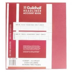 Books, Pads & Albums Exacompta Guildhall Headliner Book 80 Pages 298x273mm 48/6-12 1293
