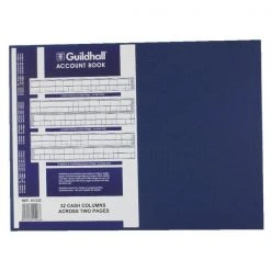 Exacompta Guildhall Account Book 80 Pages 32 Cash Columns 61/32 1406 Books, Pads & Albums