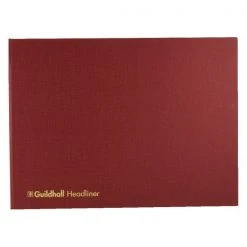 Books, Pads & Albums Exacompta Guildhall Headliner Book 80 Pages 298x405mm 68/6-20 1450