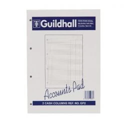 Books, Pads & Albums Exacompta Guildhall 2-Column Cash Account Pad A4 GP2