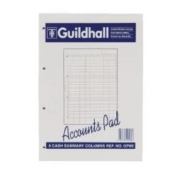 Books, Pads & Albums Exacompta Guildhall Account Pad 8-Column Summary A4 GP8S